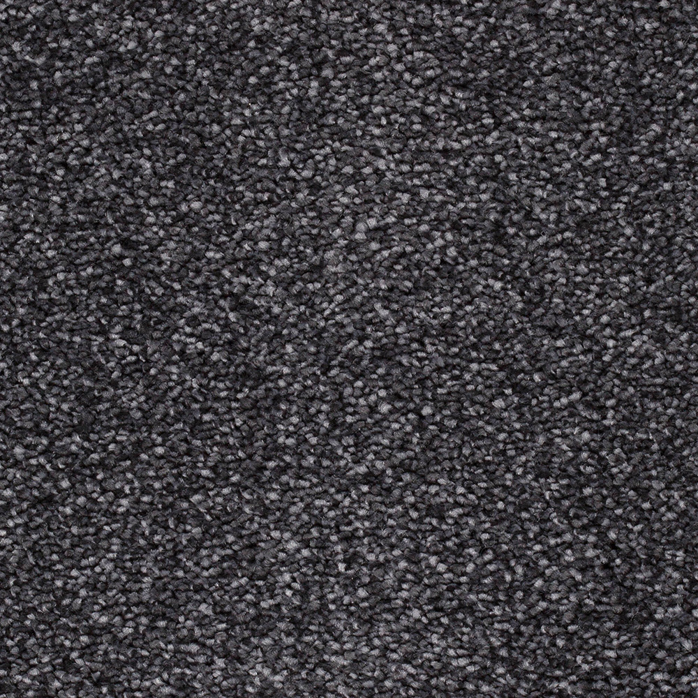 Teppichboden Novus Velours Meterware auf Rolle anthrazit 400 cm