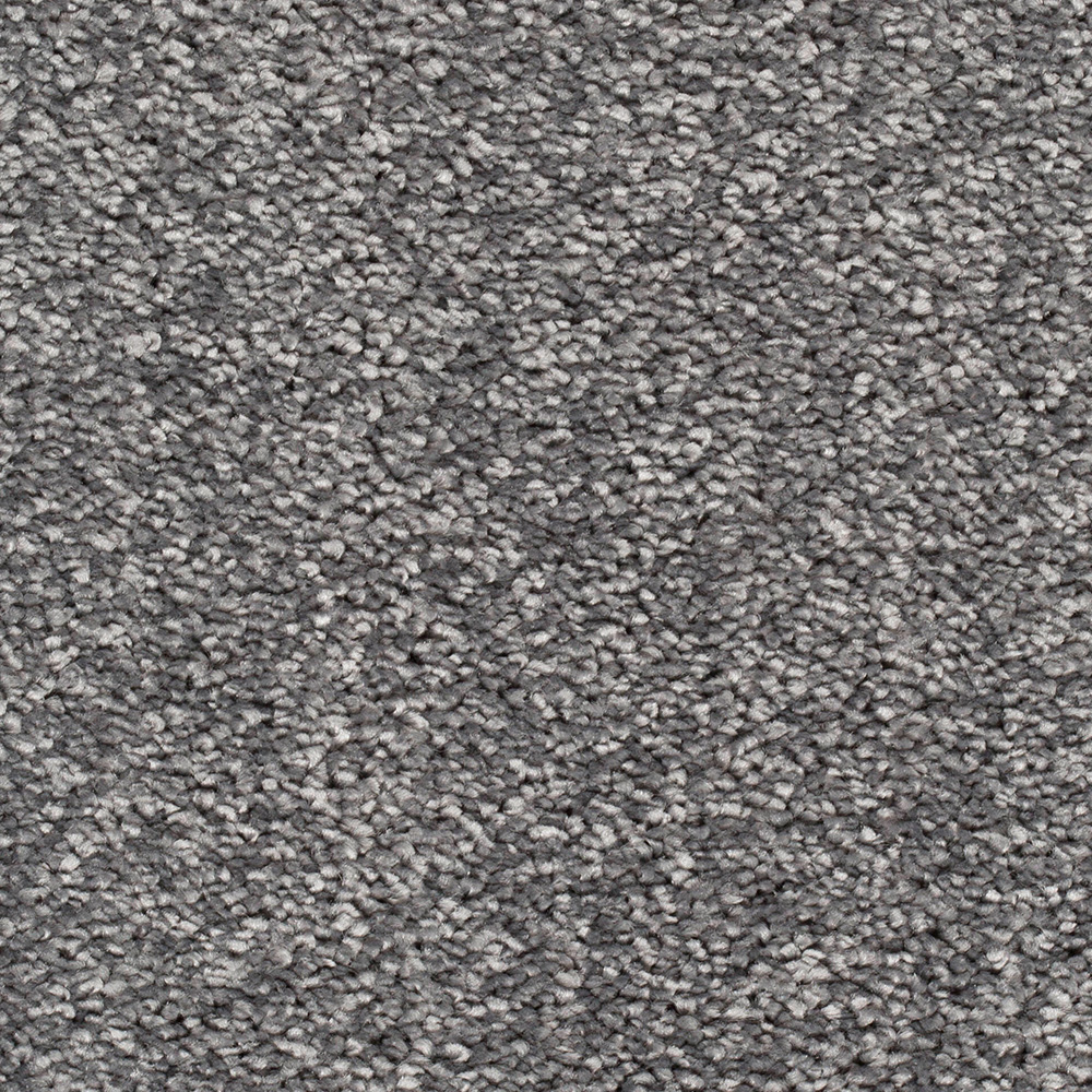 Teppichboden Achat Velours Meterware auf Rolle dunkelgrau 500 cm