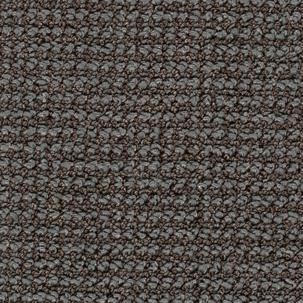 Teppichboden Corsaro Schlinge Meterware auf Rolle grau/braun 500 cm