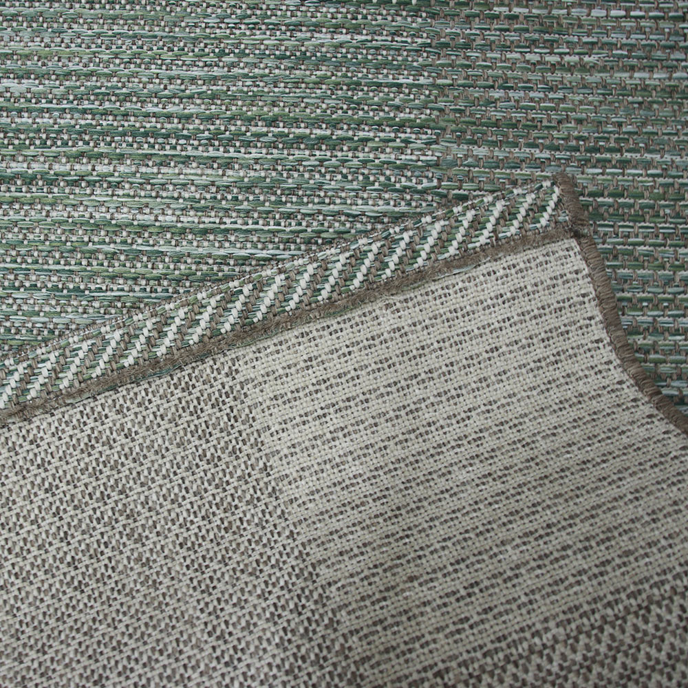 Teppich Breeze Flachgewebe Outdoor grün